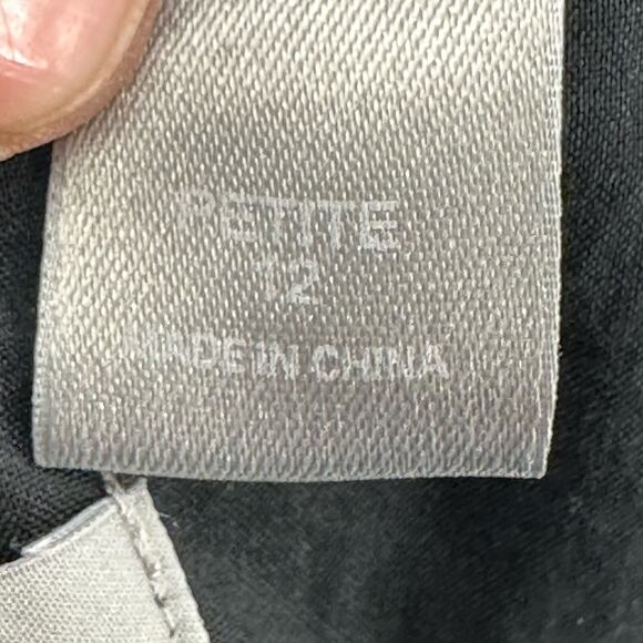 Vintage Y2K Liz Claiborne Black Lined Button Front Blazer Size Petite 12 - Picture 10 of 12